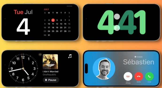 北京苹果手机维修分享iOS17横屏充电待机显示有什么好处 