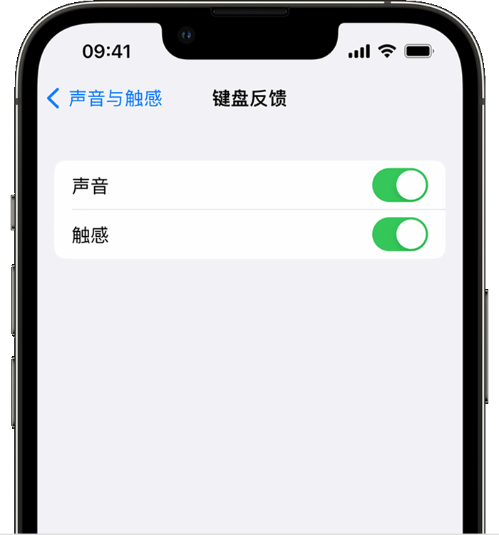 北京苹果14维修分享iPhone 14 系列机型如何开启键盘声音或触感反馈 