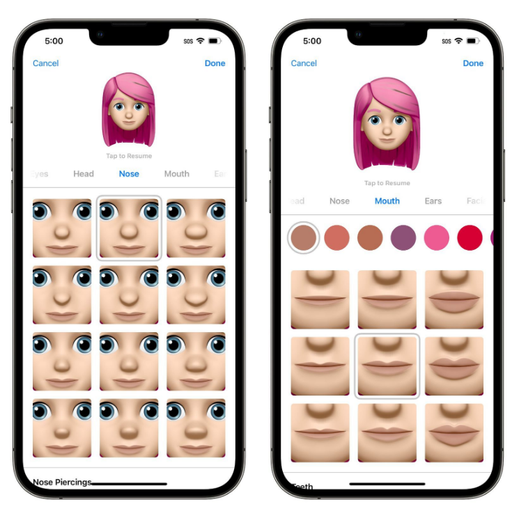 北京苹果手机维修分享​iOS 16中的拟我表情有了哪些变化和升级 